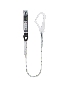 Gravity Shock Absorbing Kernmantle Rope Lanyard - Scaffold Hook