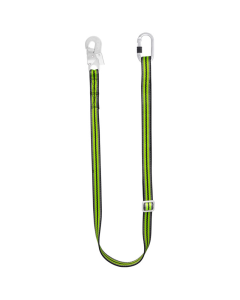 Adjustable Work Positioning Webbing Lanyard - 2m