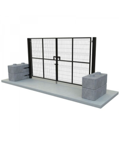 Opbouw Zwaarlast Voertuigpoort van Gaas