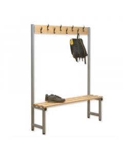 Aluminium Garderobebank met Kapstokhaken