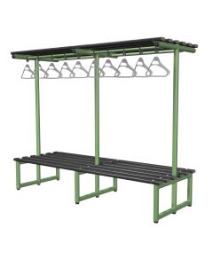 Hangende Bank Met Kapstok - Enkelzijdig/Dubbelzijdig