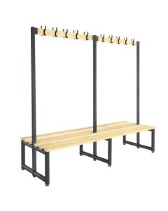 Dubbelzijdige Kapstokbank