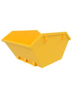 4 Yard Bouwafval Container - Kraancontainer - Geel