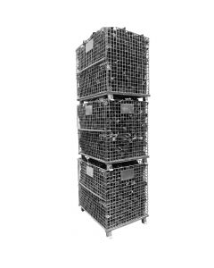 Stackable Pallet Cage - Foldable Wire Mesh