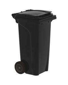 120 Litre Wheelie Bin Black