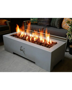 Premium Zinc Rectangular Gas Fire Pit
