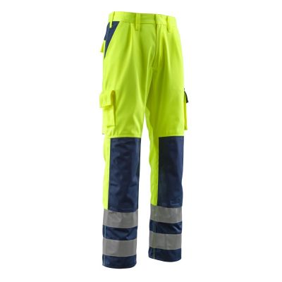 MASCOT Olinda Hi Vis Geel en Marine Werkbroek