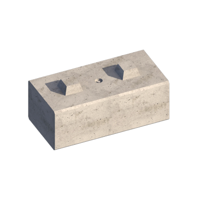 Concrete Hoarding Ballast Block - 750kg