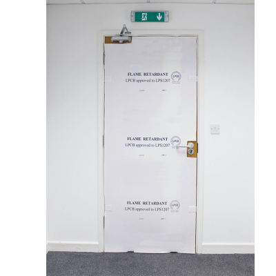 Brandvertragende Deurbeschermer met Tabs