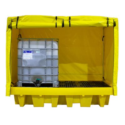 Weatherproof Double IBC Spill Pallet