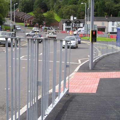 Optirail Pedestrian Fencing