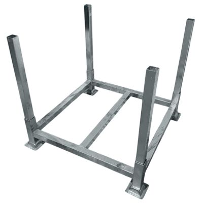 Galvanised Metal Post Pallet + Demountable Legs Only