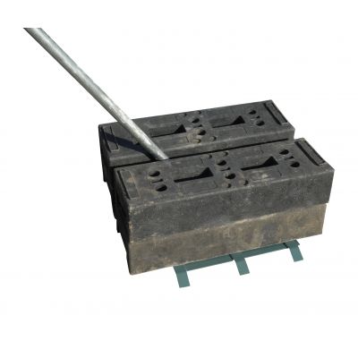 Stabilisatoren met Ballastblok 800mm x 500mm