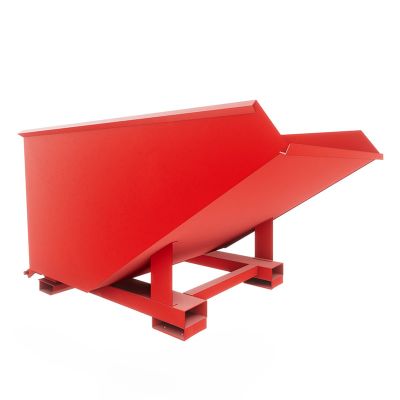Telehandler Tipping Skip - Colour Red - Capacity (Litres) 750