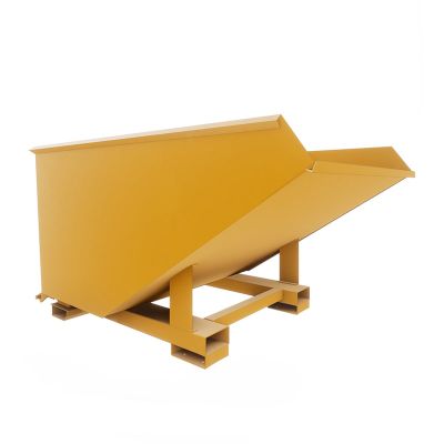 Telehandler Tipping Skip - Colour Yellow - Capacity (Litres) 1250